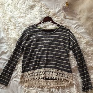 Long Sleeve Striped Shirt